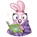 📚-Bunny Rosy, Telegram Sticker
