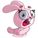 😧-Bunny Rosy, Telegram Sticker