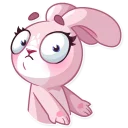 😐-Bunny Rosy, Telegram Sticker