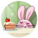 🍰-Bunny Rosy, Telegram Sticker