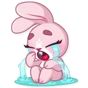 😭-Bunny Rosy, Telegram Sticker
