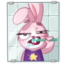 🚿-Bunny Rosy, Telegram Sticker