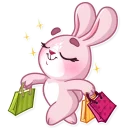 😊-Bunny Rosy, Telegram Sticker