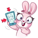 📱-Bunny Rosy, Telegram Sticker