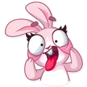 😛-Rosy Bunny, Telegram Sticker