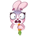 😨-Rosy Bunny, Telegram Sticker