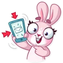 📩-Rosy Bunny, Telegram Sticker