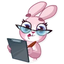 📝-Rosy Bunny, Telegram Sticker