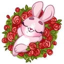 🌹-Rosy Bunny, Telegram Sticker
