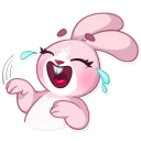 😂-Rosy Bunny, Telegram Sticker
