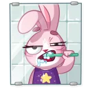 💤-Rosy Bunny, Telegram Sticker