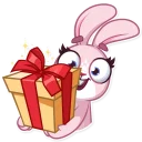 🎁-Rosy Bunny, Telegram Sticker