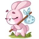 😔-Rosy Bunny, Telegram Sticker