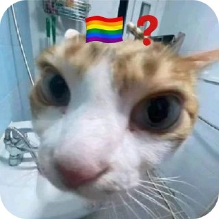 🐱-Butterfly @english_world_chatting, Telegram Sticker