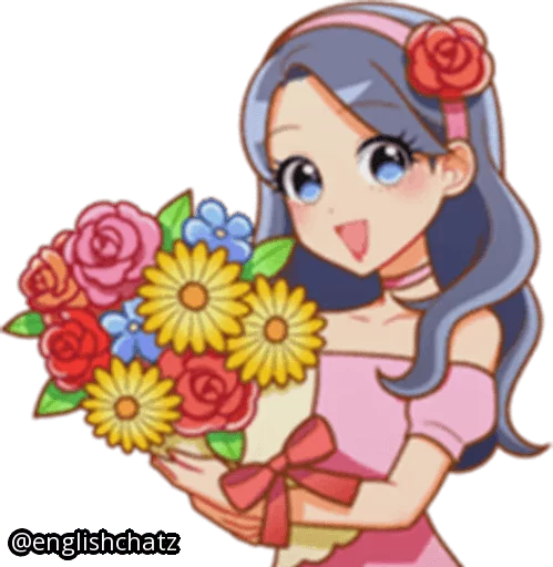 English Chatz, telegram sticker