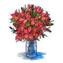 😂-Cakes And Flowers, Telegram Sticker