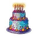 🎂-Cakes And Flowers, Telegram Sticker
