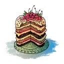 😄-Cakes And Flowers, Telegram Sticker