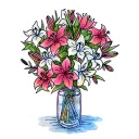 😇-Cakes And Flowers, Telegram Sticker