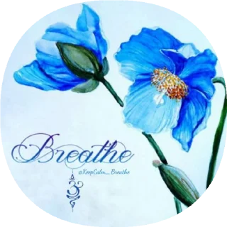 💐-@Breathe_Peace, Telegram Sticker