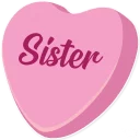 🦊-Candy Hearts -Friends, Telegram Sticker