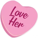 💜-Candy Hearts -Friends, Telegram Sticker