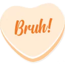 😳-Candy Hearts -Friends, Telegram Sticker