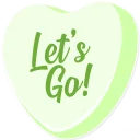 🏎-Candy Hearts -Friends, Telegram Sticker