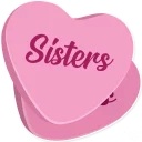 😺-Candy Hearts -Friends, Telegram Sticker