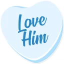 💙-Candy Hearts -Friends, Telegram Sticker