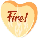 🔥-Candy Hearts -Friends, Telegram Sticker