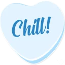 ⛄️-Candy Hearts -Friends, Telegram Sticker