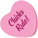 💄-Candy Hearts -Friends, Telegram Sticker