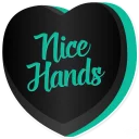 🖐-Candy Hearts -Naughty, Telegram Sticker