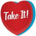 🥊-Candy Hearts -Naughty, Telegram Sticker