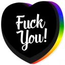 🖕-Candy Hearts -Naughty, Telegram Sticker