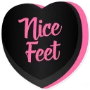 👠-Candy Hearts -Naughty, Telegram Sticker