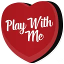 🕹-Candy Hearts -Naughty, Telegram Sticker