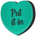 🍌-Candy Hearts -Naughty, Telegram Sticker
