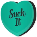 🙇‍♀️-Candy Hearts -Naughty, Telegram Sticker