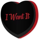🎁-Candy Hearts -Naughty, Telegram Sticker