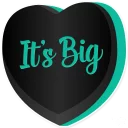 🍆-Candy Hearts -Naughty, Telegram Sticker