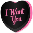 ❤️-Candy Hearts -Naughty, Telegram Sticker