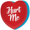 ⛓-Candy Hearts -Naughty, Telegram Sticker