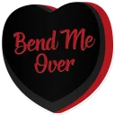 ↙️-Candy Hearts -Naughty, Telegram Sticker