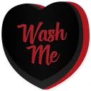 🛁-Candy Hearts -Naughty, Telegram Sticker