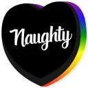 💭-Candy Hearts -Naughty, Telegram Sticker