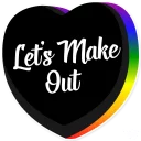 👄-Candy Hearts -Naughty, Telegram Sticker