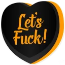 👉-Candy Hearts -Naughty, Telegram Sticker