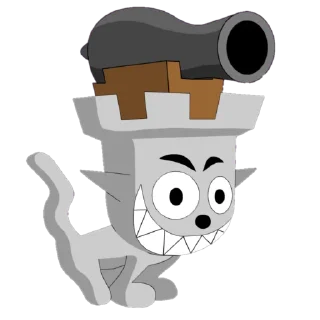 😈-Castle Cat 3 by Wiesi-Mausland, Telegram Sticker